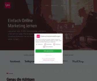 Lykeup.de(Online Marketing lernen) Screenshot