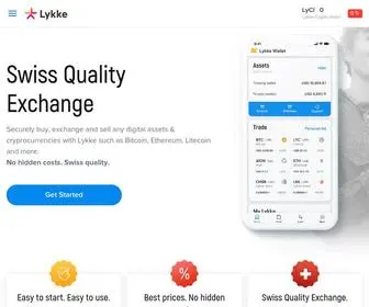 LYkke.com(Buy & Sell Cryptocurrency & Bitcoin Online) Screenshot