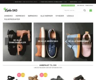 LYkkesko.dk(Besøg Lykke Sko & se vores store udvalg af smarte sko fra kendte brands) Screenshot