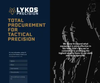 Lykosprecision.com(We know first hand what equipment) Screenshot