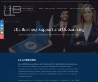 LYL-Business-Support.es(L & L Business Support and outsourcing) Screenshot