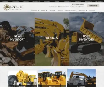 Lylemachinery.com(Lyle Machinery) Screenshot