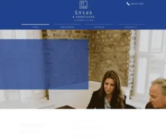 Lylesfirm.com(Lyles & Associates) Screenshot