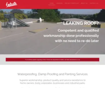 Lyleste.com(Lyleste Waterproofing and Paint Contracting) Screenshot