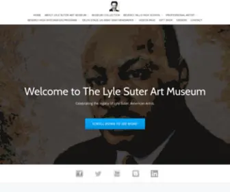 Lylesuterartmuseum.net(Lyle Suter) Screenshot