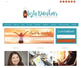 Lylidunbar.com(Fuel for a Wildfire Faith) Screenshot