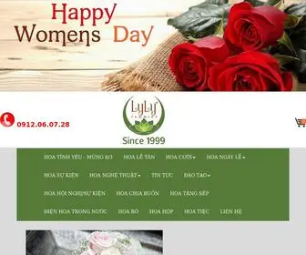 LYLYflowers.com(Siêu Thị Hoa LyLy) Screenshot