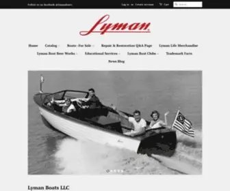 Lymanboat.com(Lyman Boats LLC) Screenshot