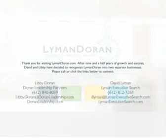 Lymandoran.com(LymanDoran) Screenshot