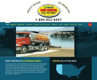 Lymandustcontrol.com(Lyman Dust Control) Screenshot