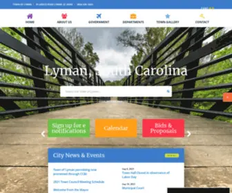 Lymansc.gov(Town of Lyman) Screenshot