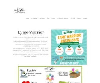 Lymewarrior.us(Lyme Warrior) Screenshot