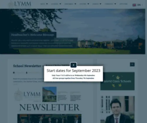 LYMmhigh.org.uk(Lymm high school) Screenshot
