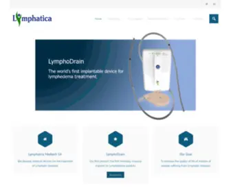 LYMphatica.ch(Lymphatica Medtech SA) Screenshot