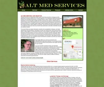 LYMphinfo.com(Alternative Health Services & Lymphatic Therapy) Screenshot