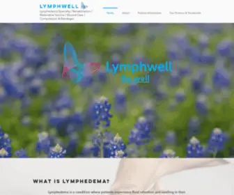 LYMPhwell.com(Round Rock) Screenshot