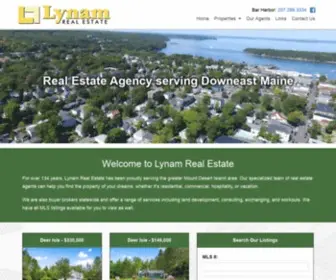 Lynams.com(Lynam Real Estate) Screenshot