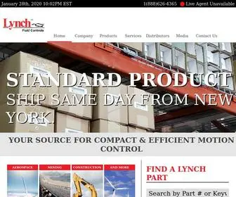 LYNCH.ca(Lynch Fluid Controls) Screenshot