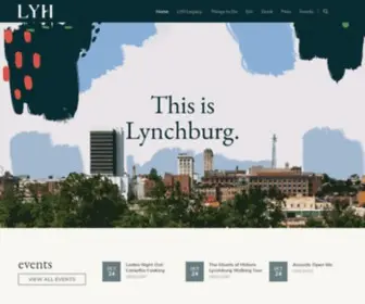 LYNChburgVirginia.org(Lynchburg Tourism) Screenshot