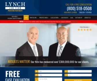 LYNChlawyers.com(Lynch Law Firm) Screenshot