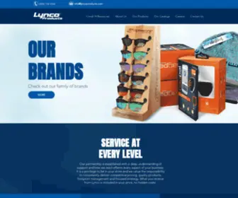 LYncoproducts.net(Consumer Products) Screenshot
