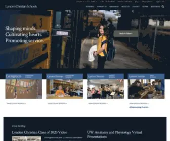 LYNCS.org(Lynden Christian Schools) Screenshot