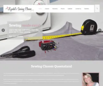 LYndalssewingclasses.com.au(Lyndal's Sewing Classes) Screenshot