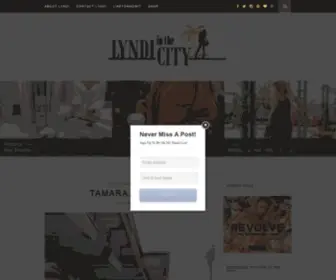 LYndiinthecity.com(Lyndi In The City) Screenshot