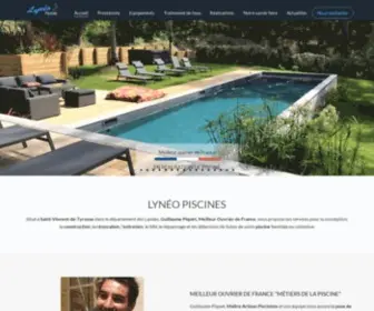 Lyneopiscines.com(Un rêve d'eau) Screenshot