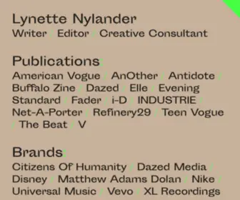 Lynettenylander.com(Lynette Nylander) Screenshot