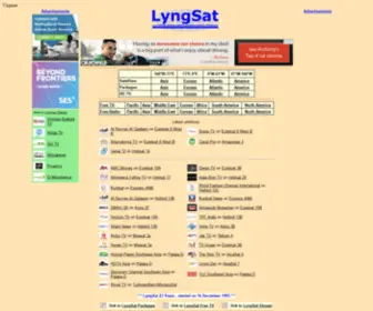 LYNgsat-Guide.com(LyngSat) Screenshot