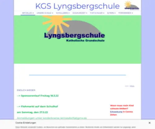 LYNGsbergschule.de Screenshot