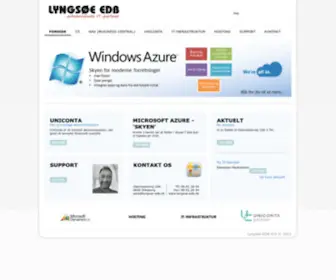 LYNgsoe-EDB.dk(Lyngsøe EDB A/S) Screenshot