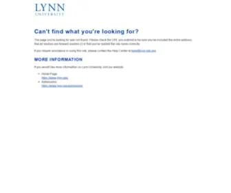 LYNN-Info.org(Lynn University) Screenshot