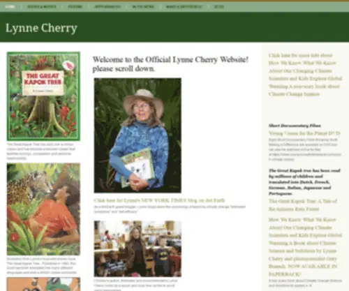 LYnnecherry.com(Lynne Cherry) Screenshot