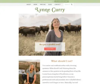 LYnnecurry.com(Lynne Curry food writer) Screenshot