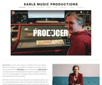 LYnneearls.com(Earls music productions) Screenshot