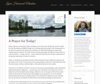 LYnnehammond.org(Lynne Hammond Ministries) Screenshot