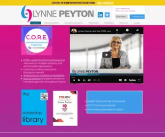 LYnnepeyton.com(Lynne Peyton Change Management Consultant & Executive Coach) Screenshot