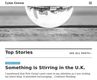 LYNNgreen.blog(Thoughts From a Resident Alien) Screenshot