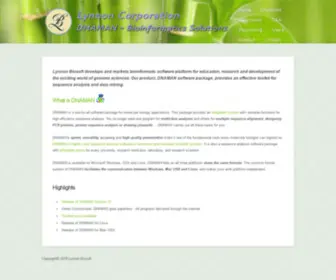 LYnnon.com(Lynnon Biosoft Bioinformatic Solutions) Screenshot