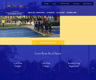 LYNnroseheights.org(Lynn-Rose IB World School) Screenshot