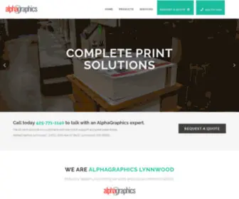 LYNnwoodalphagraphics.com(Complete print solutions for your business) Screenshot