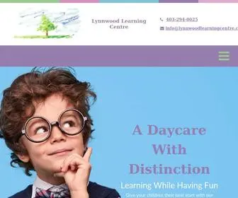 LYNnwoodlearningcentre.ca(Daycare Calgary) Screenshot