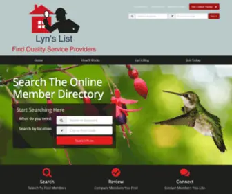 LYNslist.com(Professional Directory in Belize) Screenshot