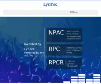LYntec.com(Remote Control Circuit Breaker Panel) Screenshot