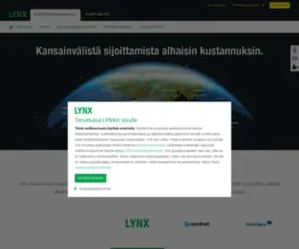 LYNXbroker.fi(LYNX mahdollistaa sijoittamisen kansainvälisesti) Screenshot
