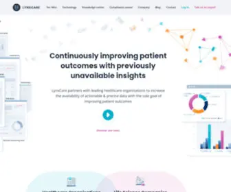 LYNxcare.eu(Leading the healthcare data revolution) Screenshot