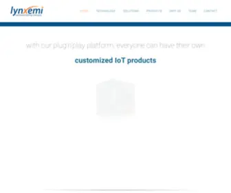 LYnxemi.com(Industrial IoT) Screenshot