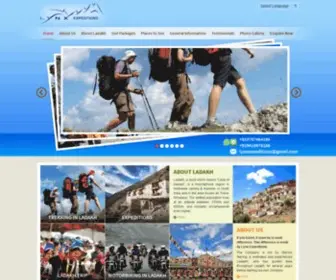 LYnxexpeditions.com(Trekking in India) Screenshot